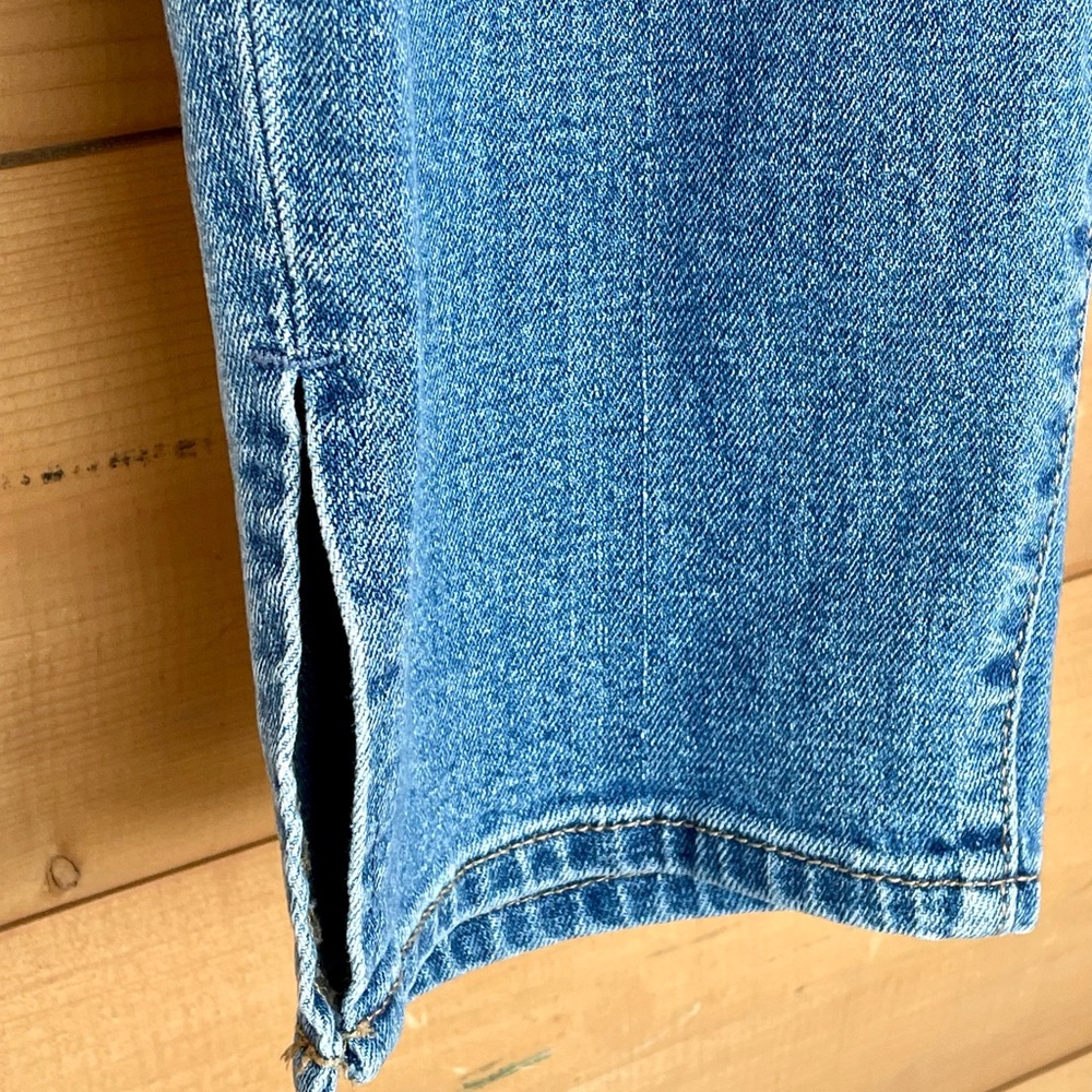 Old Navy OG Blue High Waisted Side Split Ankle Jeans Plus Size 20. EUC - Picture 2 of 15